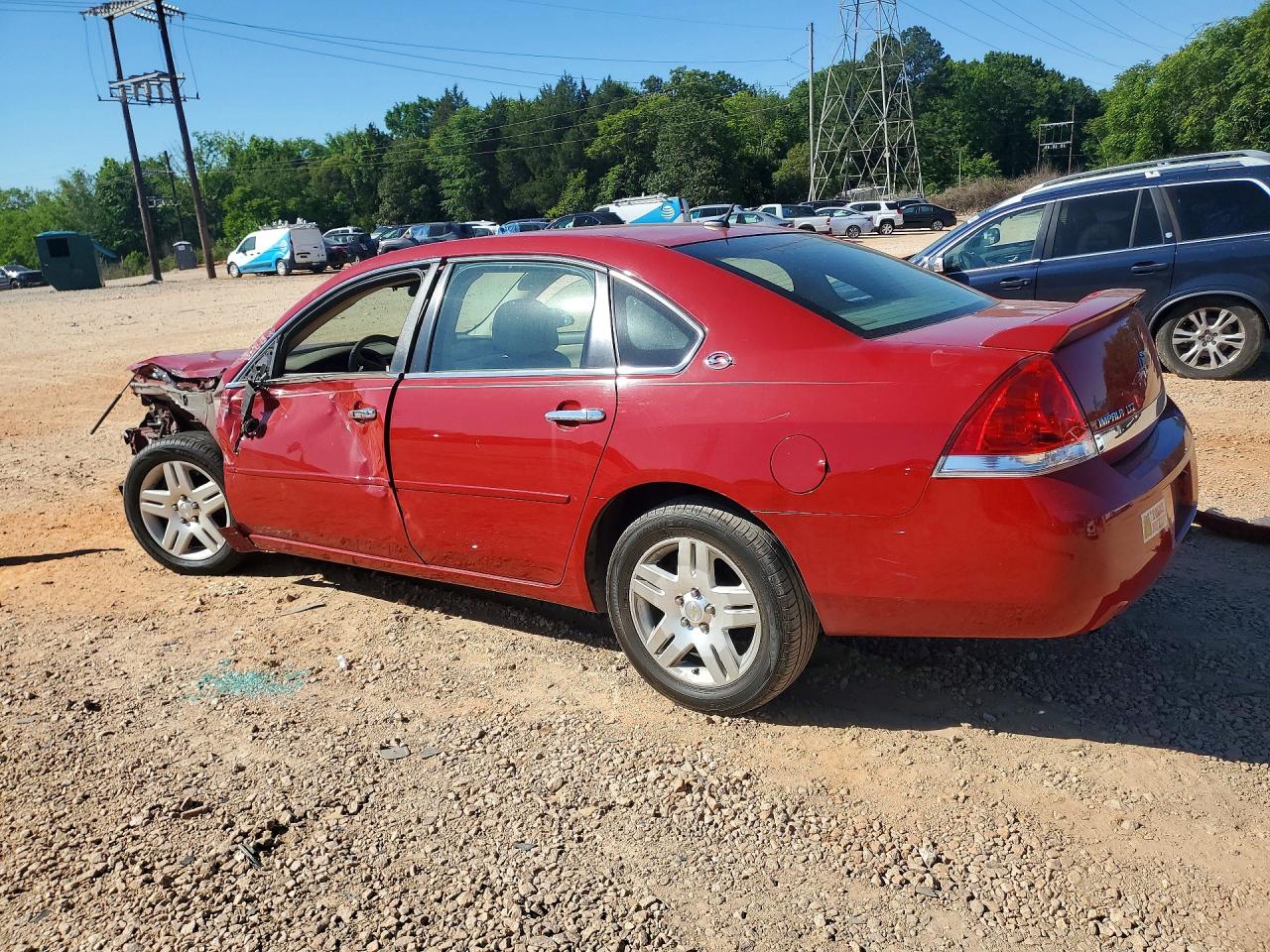 2007 Chevrolet Impala Ltz Red vin: 2G1WU58R979221958