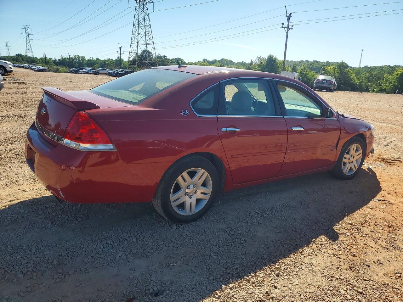 2007 Chevrolet Impala Ltz Red vin: 2G1WU58R979221958
