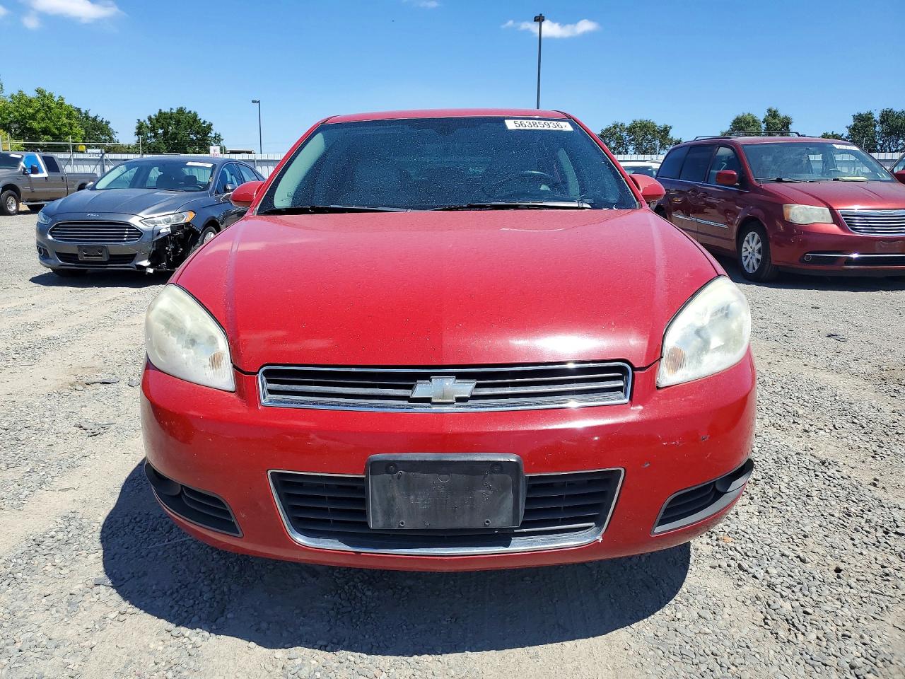 2007 Chevrolet Impala Ltz Красный vin: 2G1WU58RX79276273