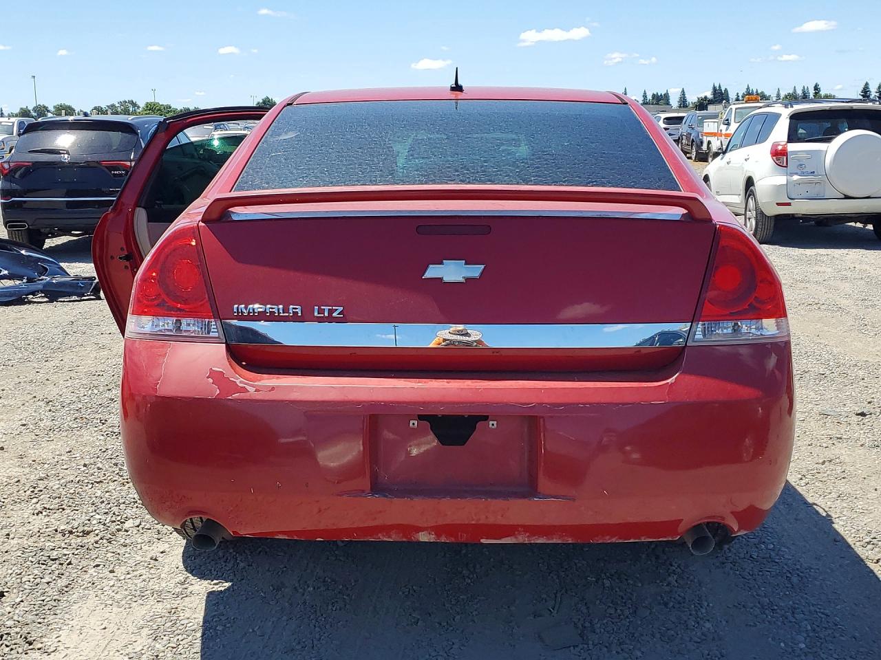 2007 Chevrolet Impala Ltz Красный vin: 2G1WU58RX79276273