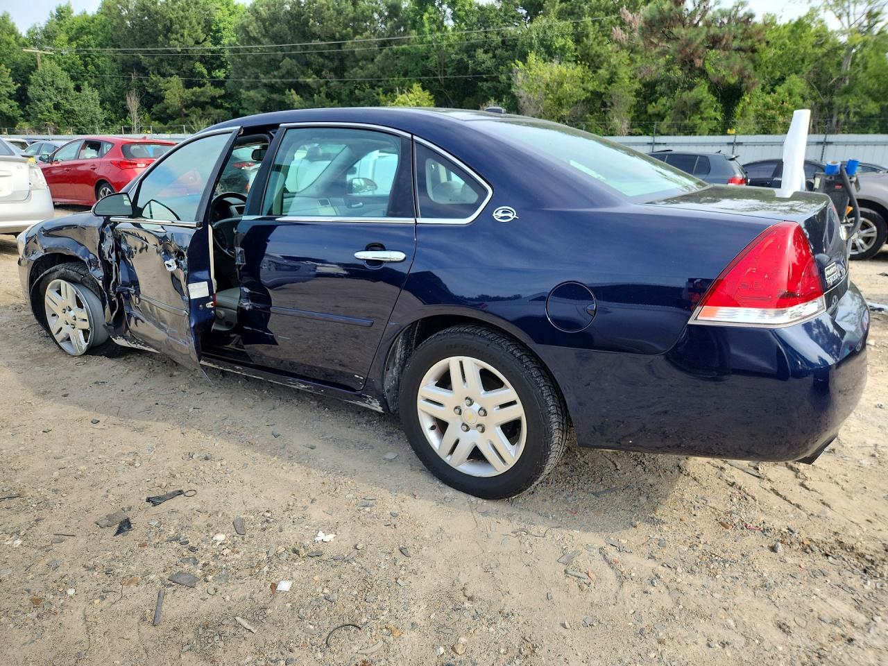 2007 Chevrolet Impala Ltz Синий vin: 2G1WU58RX79282767