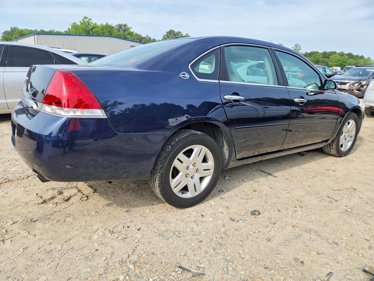 2007 Chevrolet Impala Ltz Синий vin: 2G1WU58RX79282767