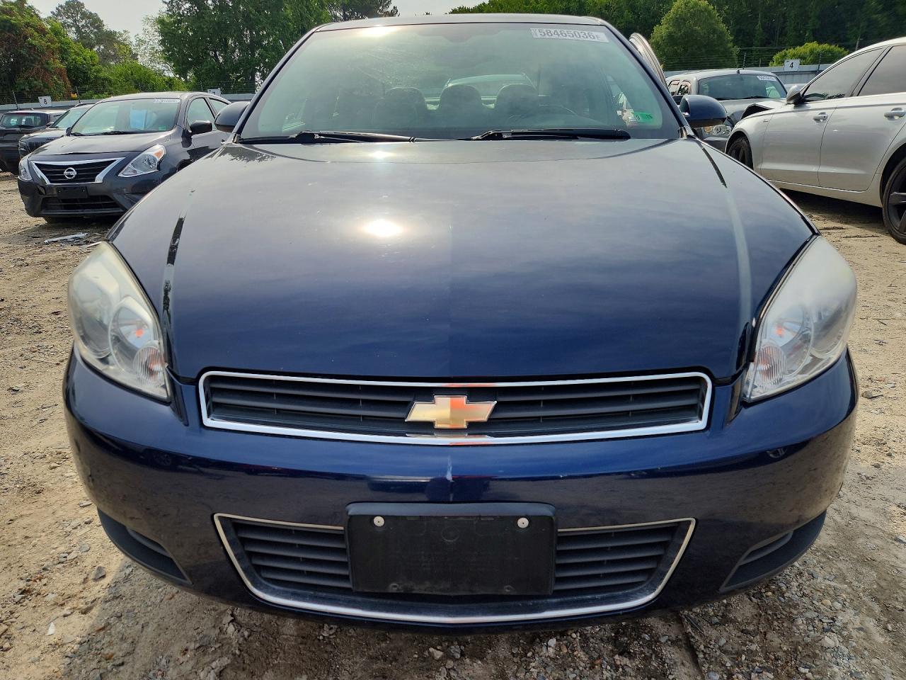 2007 Chevrolet Impala Ltz Синий vin: 2G1WU58RX79282767