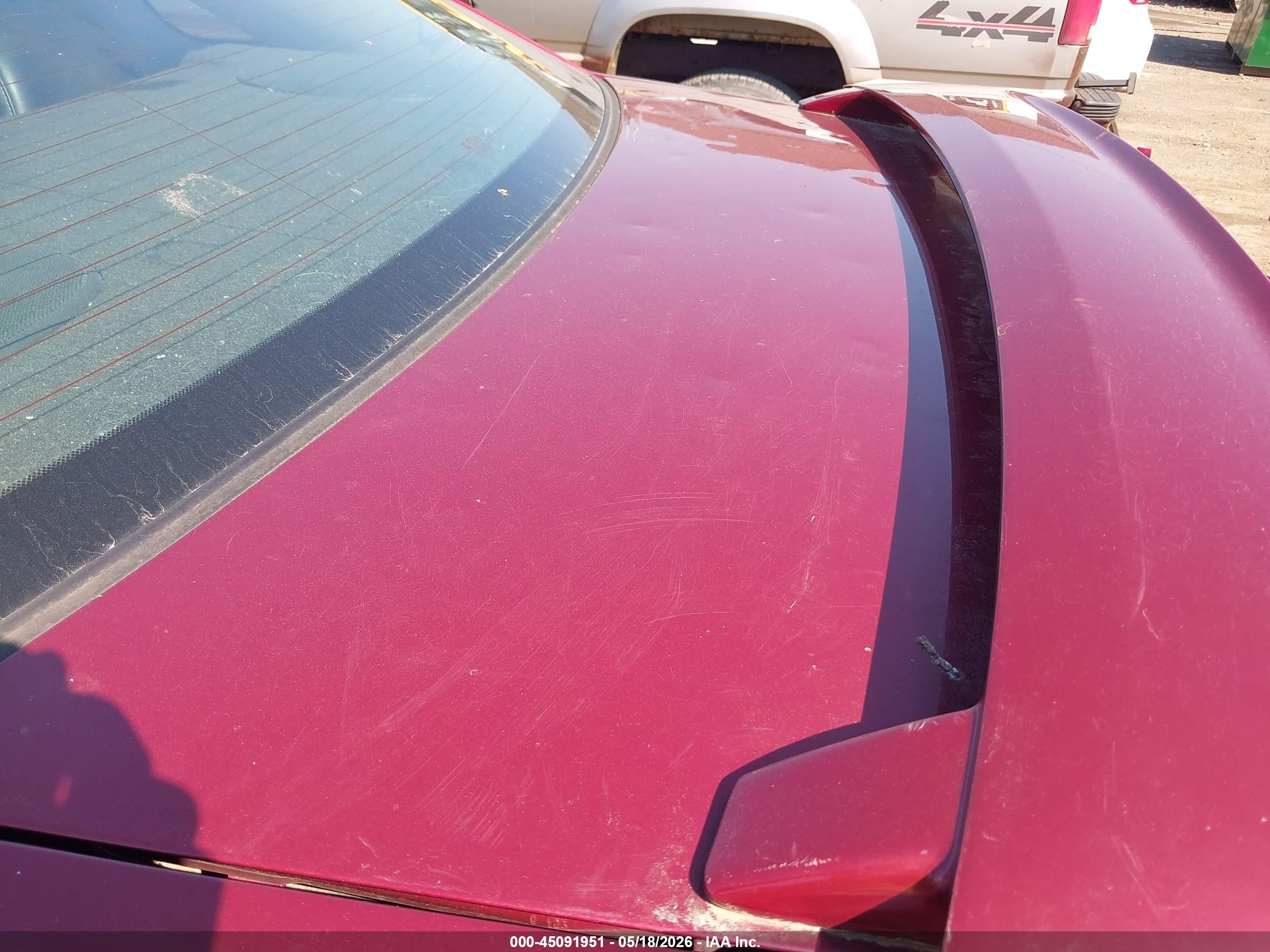 2008 Chevrolet Impala Lt Maroon vin: 2G1WV58N981341978