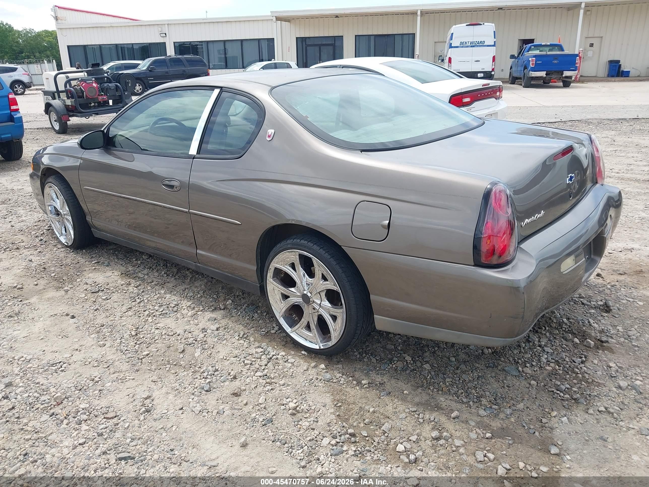 2002 Chevrolet Monte Carlo Ls Brown vin: 2G1WW12E129181036