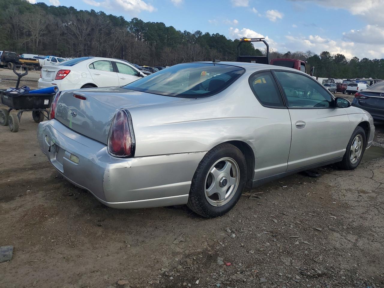 2005 Chevrolet Monte Carlo Ls Silver vin: 2G1WW12E159141978