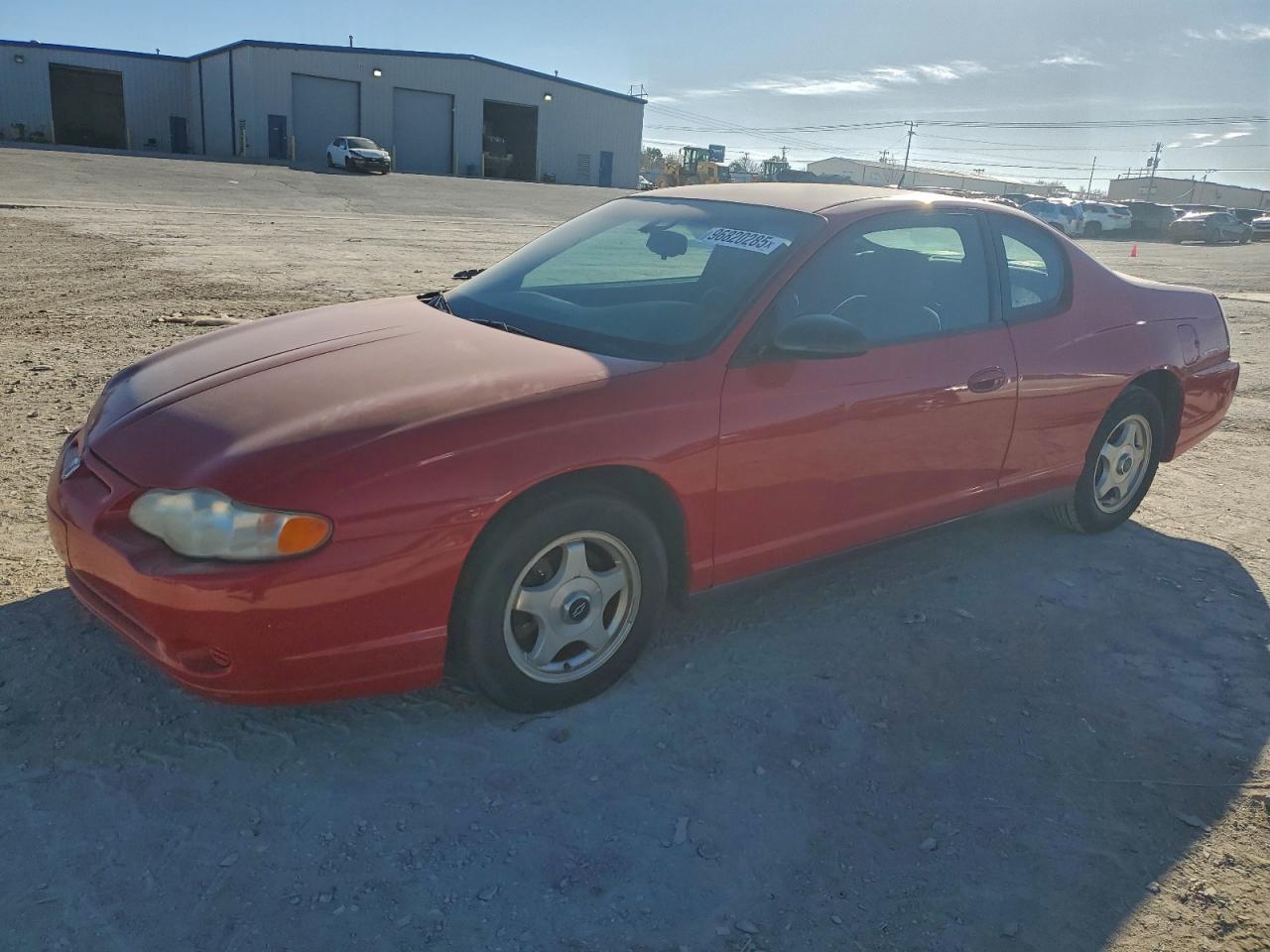 2005 Chevrolet Monte Carlo Ls Red vin: 2G1WW12E159231566