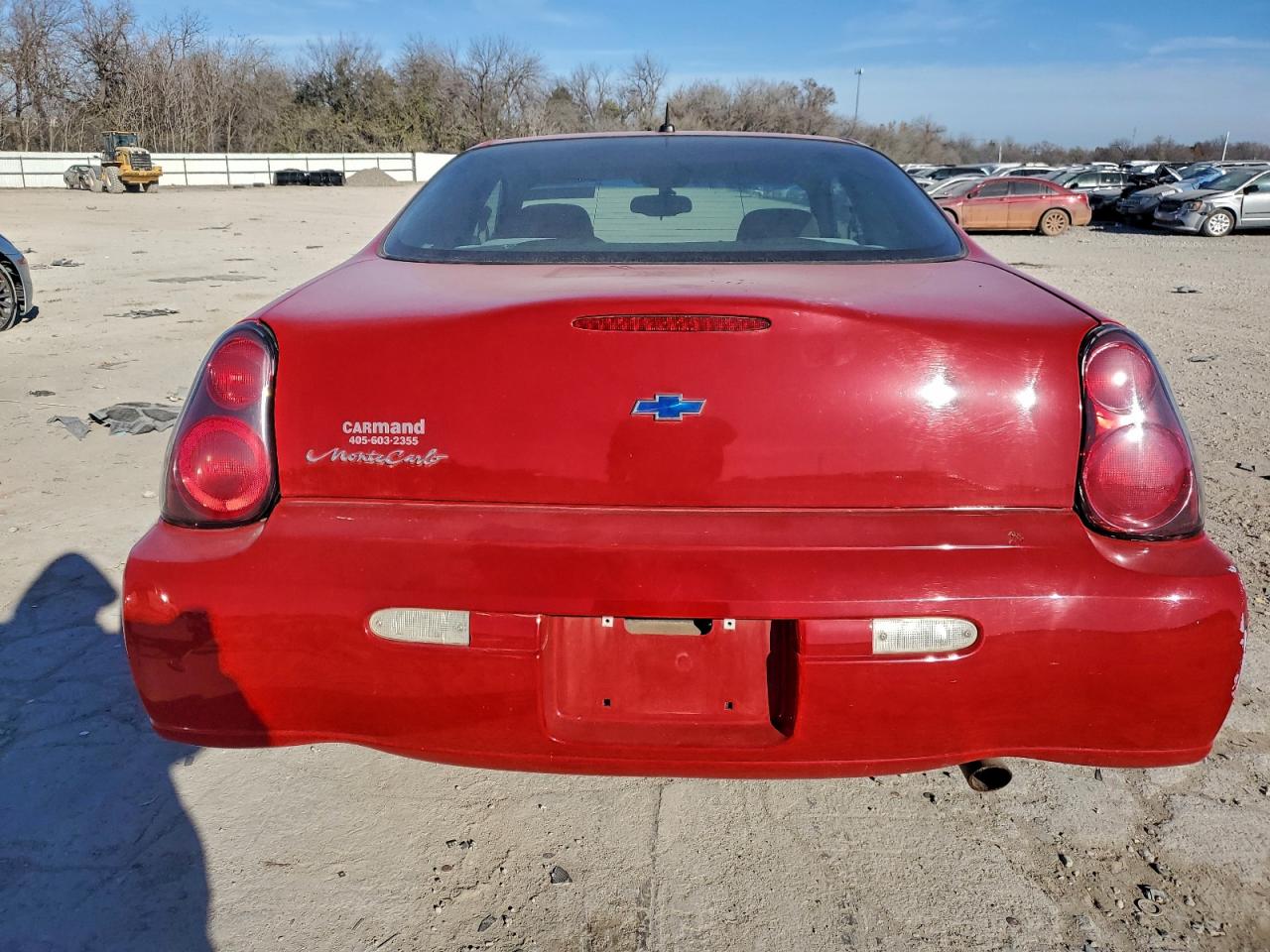2005 Chevrolet Monte Carlo Ls Red vin: 2G1WW12E159231566