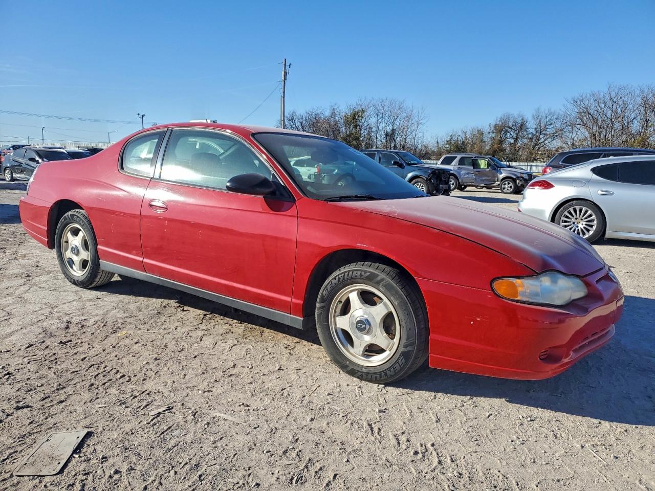 2005 Chevrolet Monte Carlo Ls Red vin: 2G1WW12E159231566