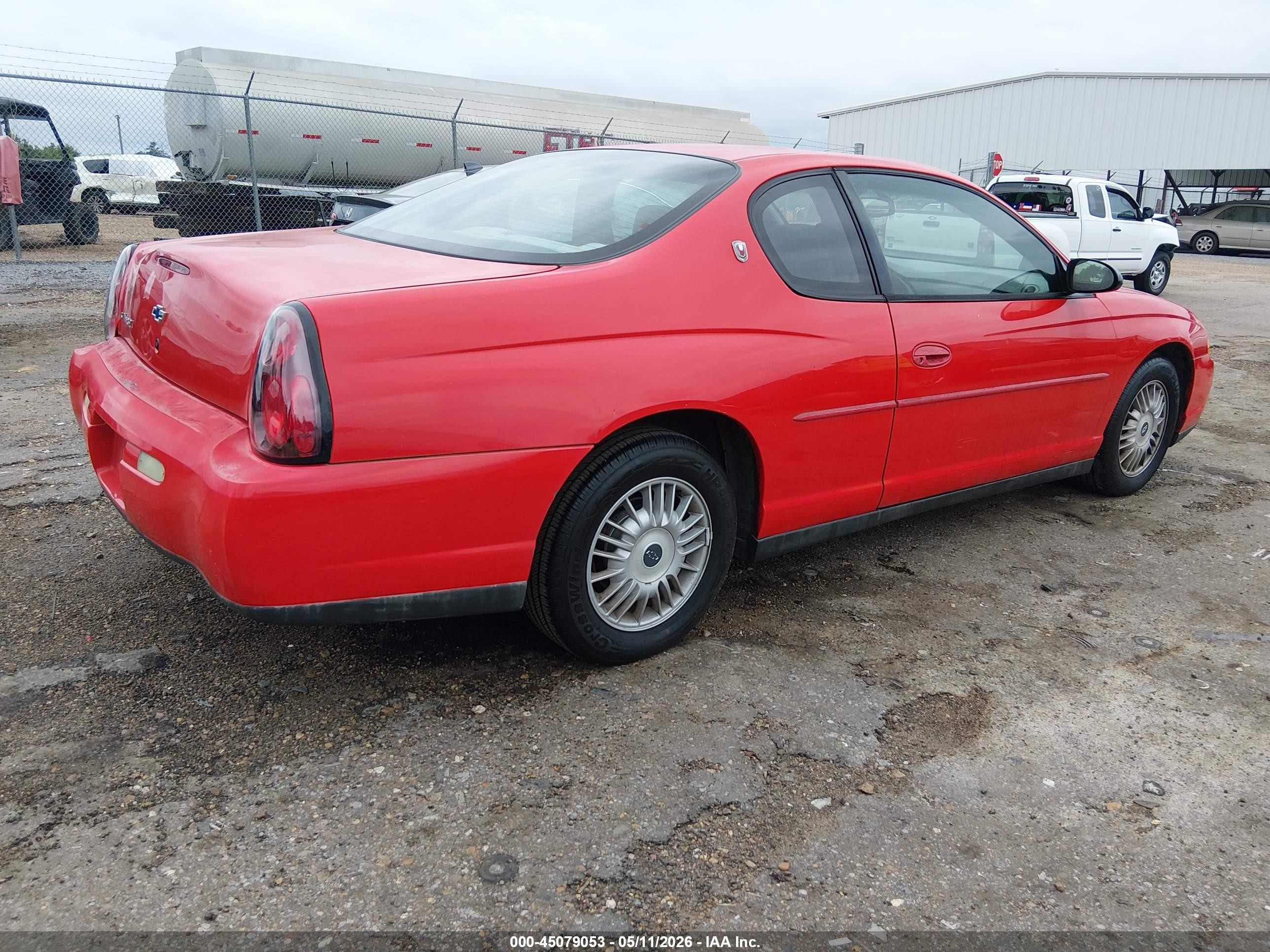 2000 Chevrolet Monte Carlo Ls Red vin: 2G1WW12E1Y9225271