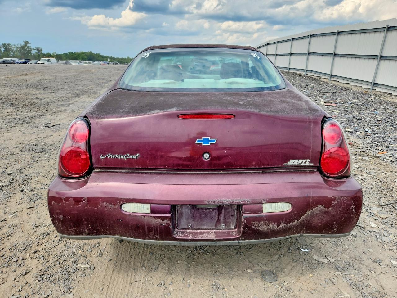 2003 Chevrolet Monte Carlo Ls Purple vin: 2G1WW12E239177904