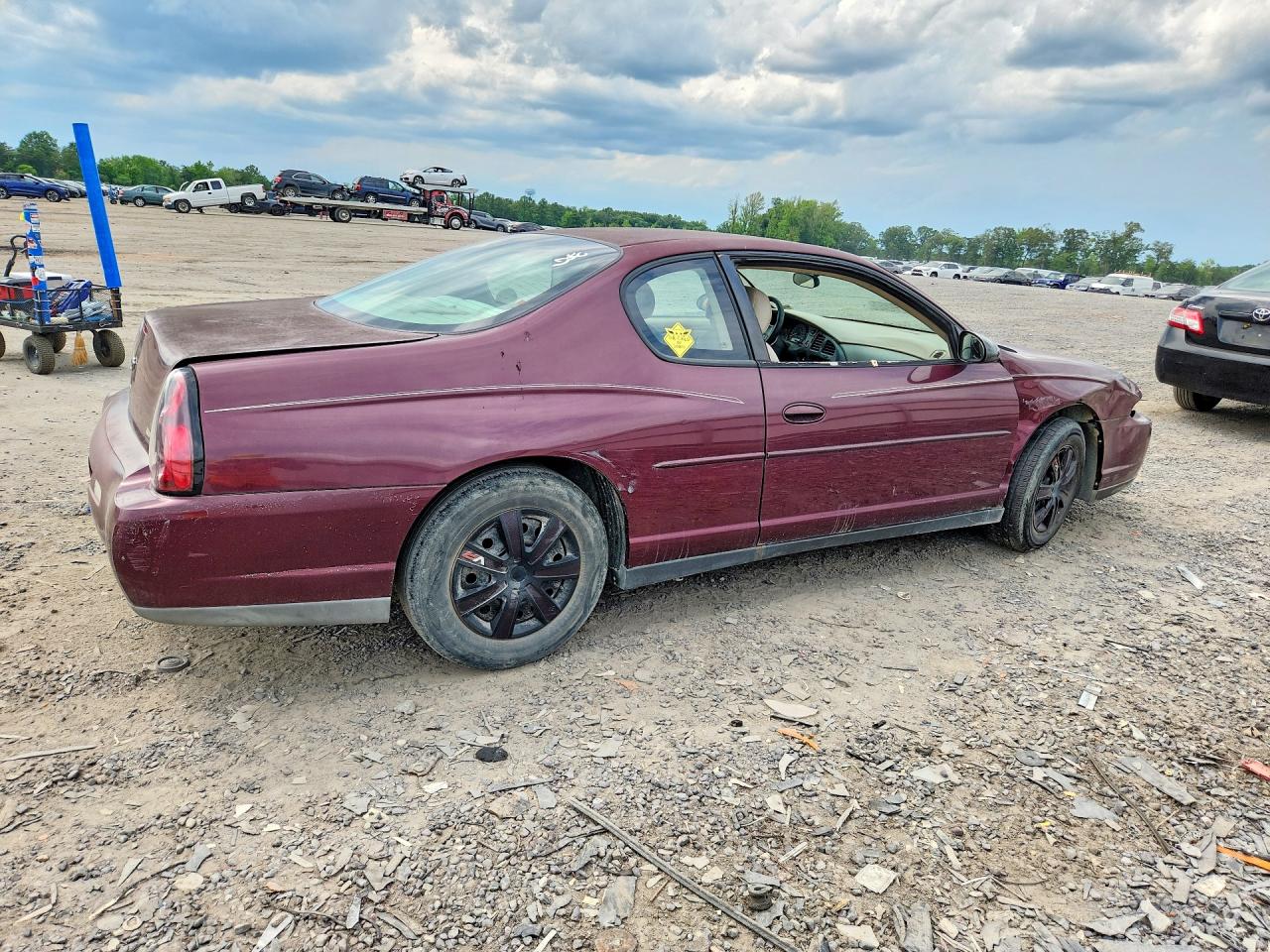 2003 Chevrolet Monte Carlo Ls Purple vin: 2G1WW12E239177904