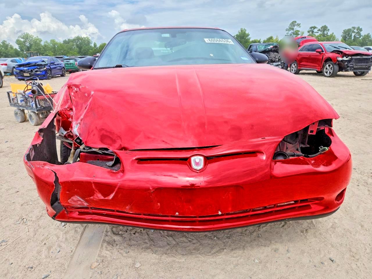 2004 Chevrolet Monte Carlo Ls Red vin: 2G1WW12E249258483