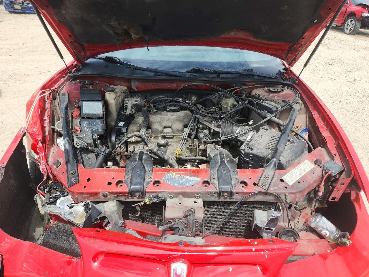 2004 Chevrolet Monte Carlo Ls Red vin: 2G1WW12E249258483