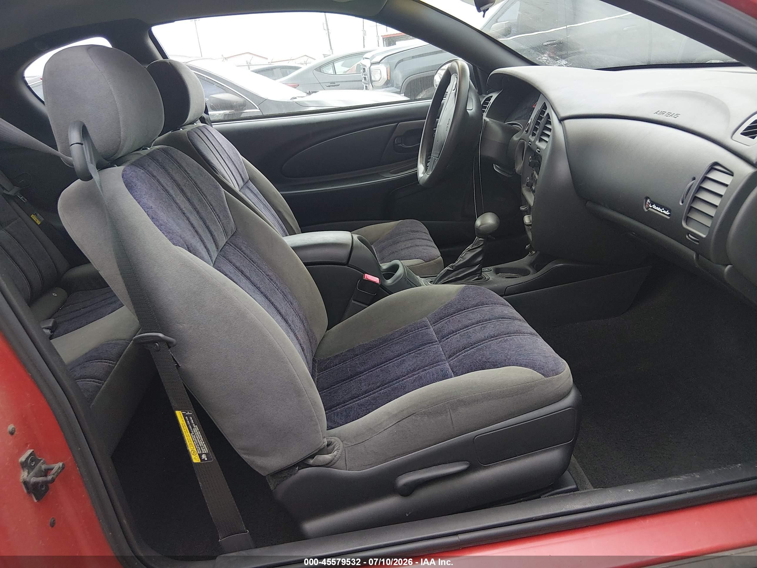 2002 Chevrolet Monte Carlo Ls Red vin: 2G1WW12E429175618