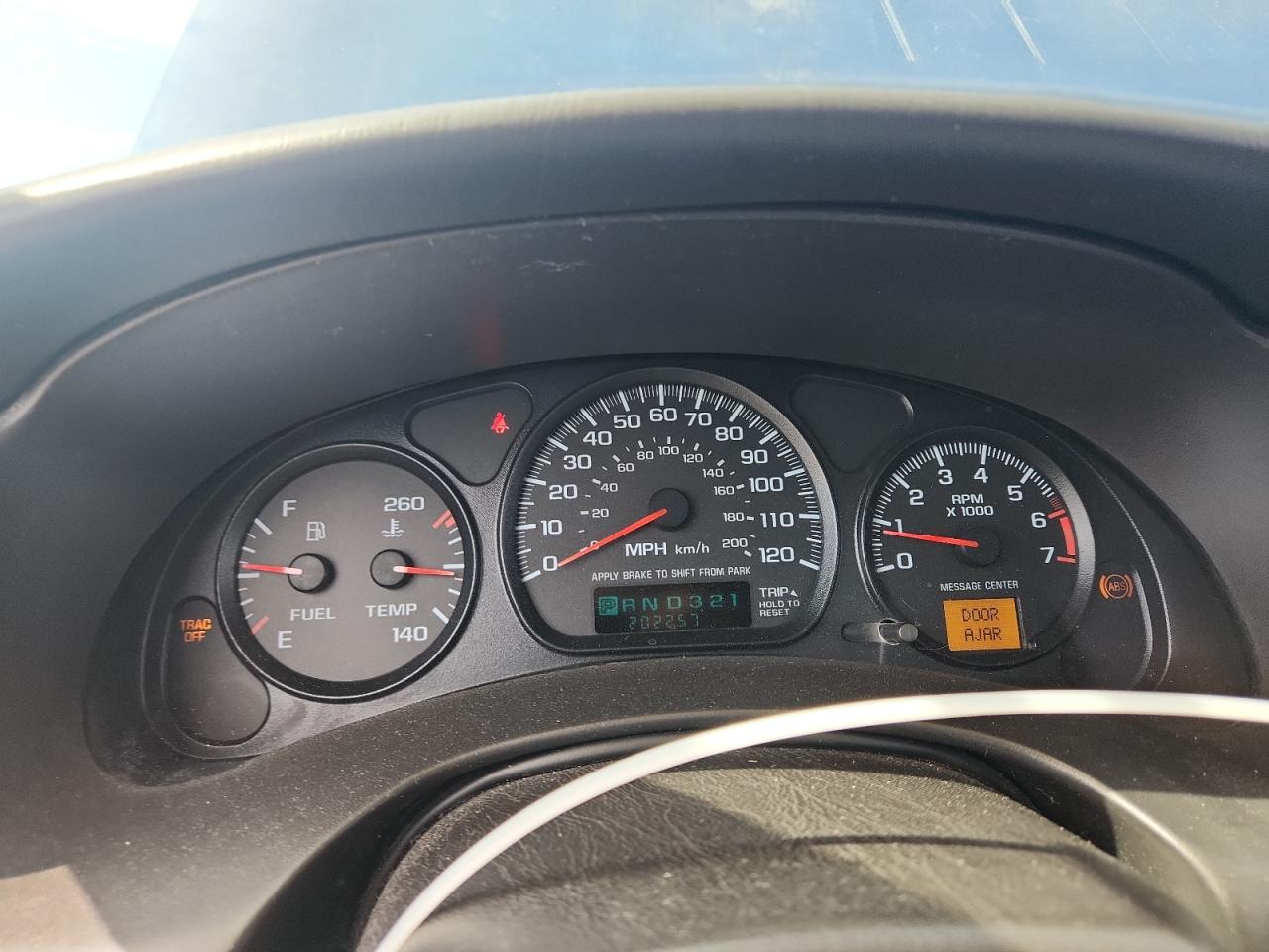 2003 Chevrolet Monte Carlo Ls Blue vin: 2G1WW12E439439843