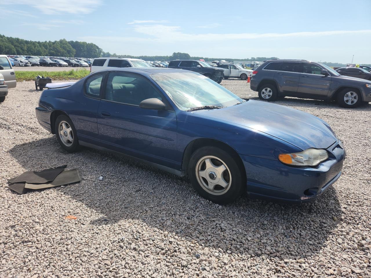 2003 Chevrolet Monte Carlo Ls Blue vin: 2G1WW12E439439843