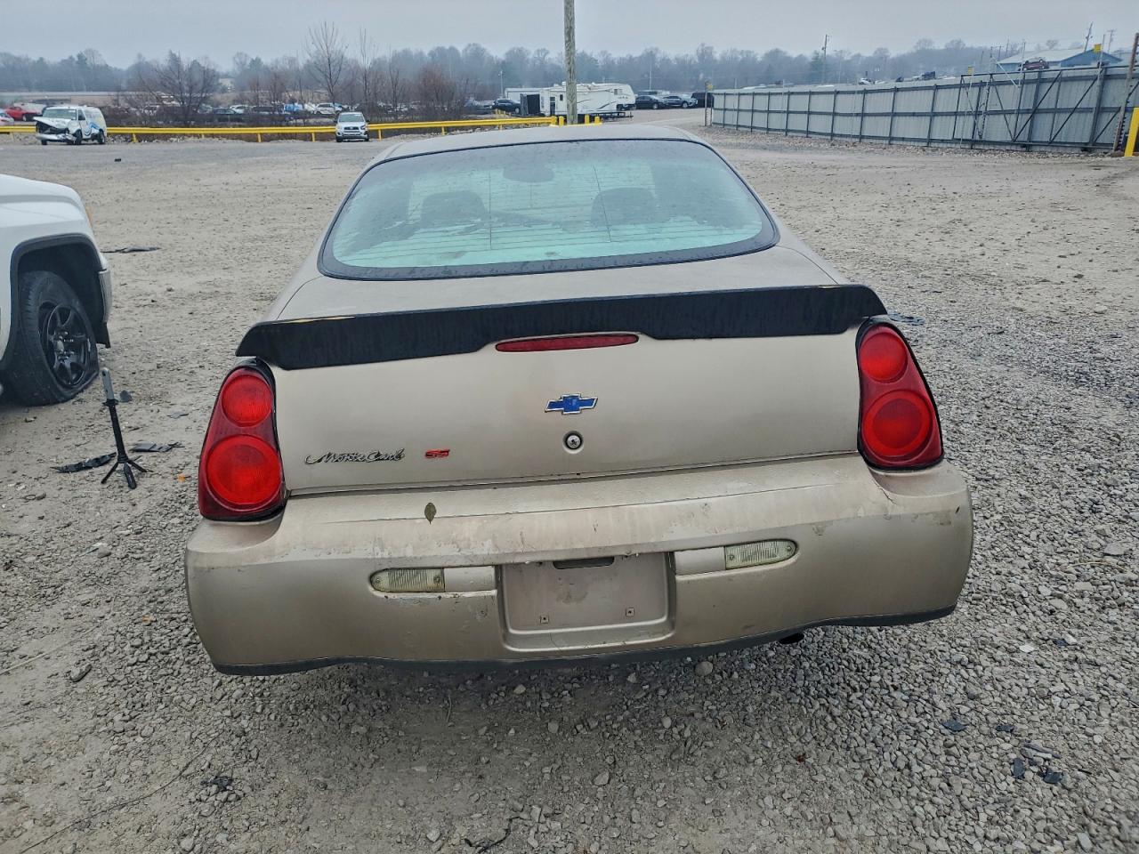2003 Chevrolet Monte Carlo Ls Beige vin: 2G1WW12E539320084