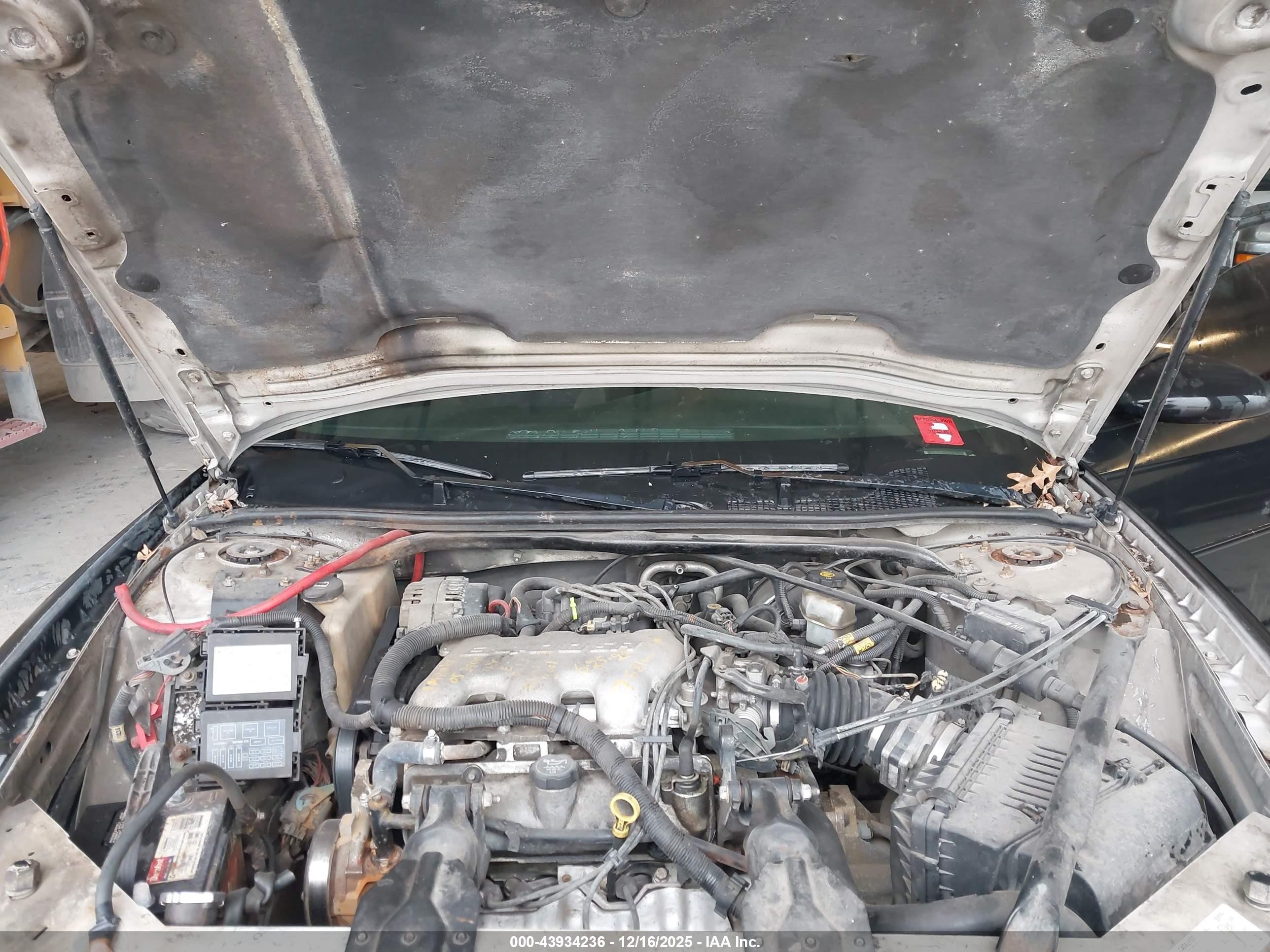 2003 Chevrolet Monte Carlo Ls Черный vin: 2G1WW12E539417155