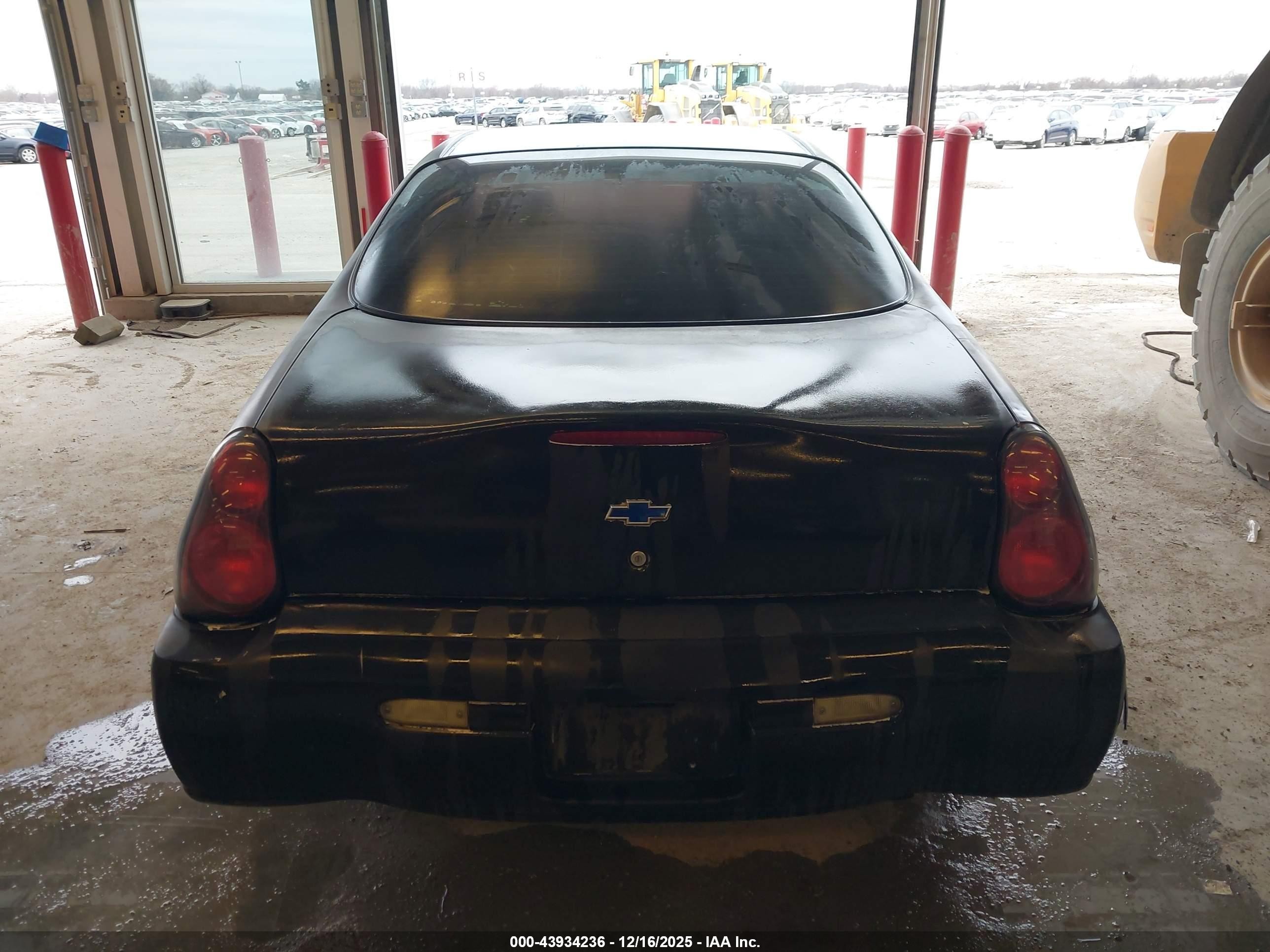 2003 Chevrolet Monte Carlo Ls Черный vin: 2G1WW12E539417155