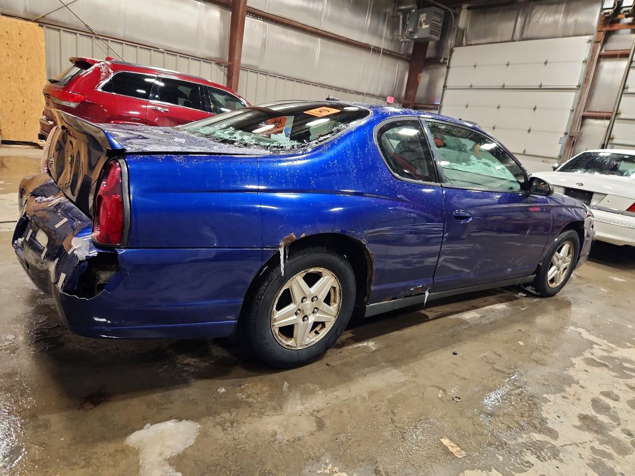 2005 Chevrolet Monte Carlo Ls Blue vin: 2G1WW12E559207383