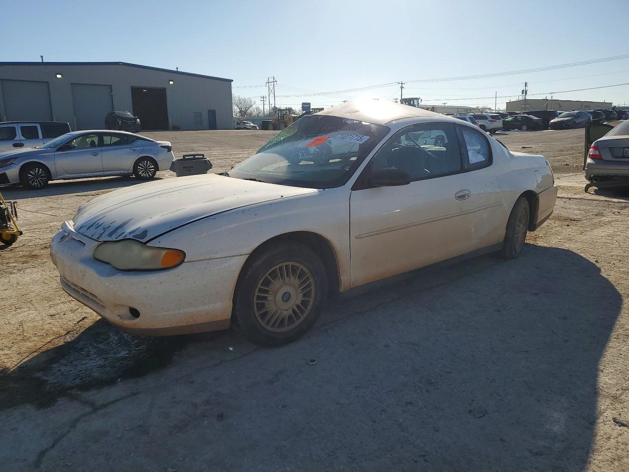 2002 Chevrolet Monte Carlo Ls White vin: 2G1WW12E629381863