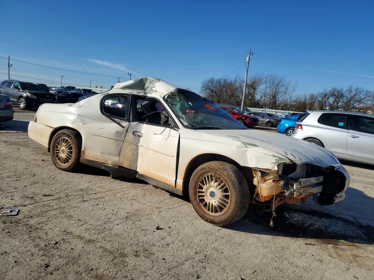 2002 Chevrolet Monte Carlo Ls White vin: 2G1WW12E629381863