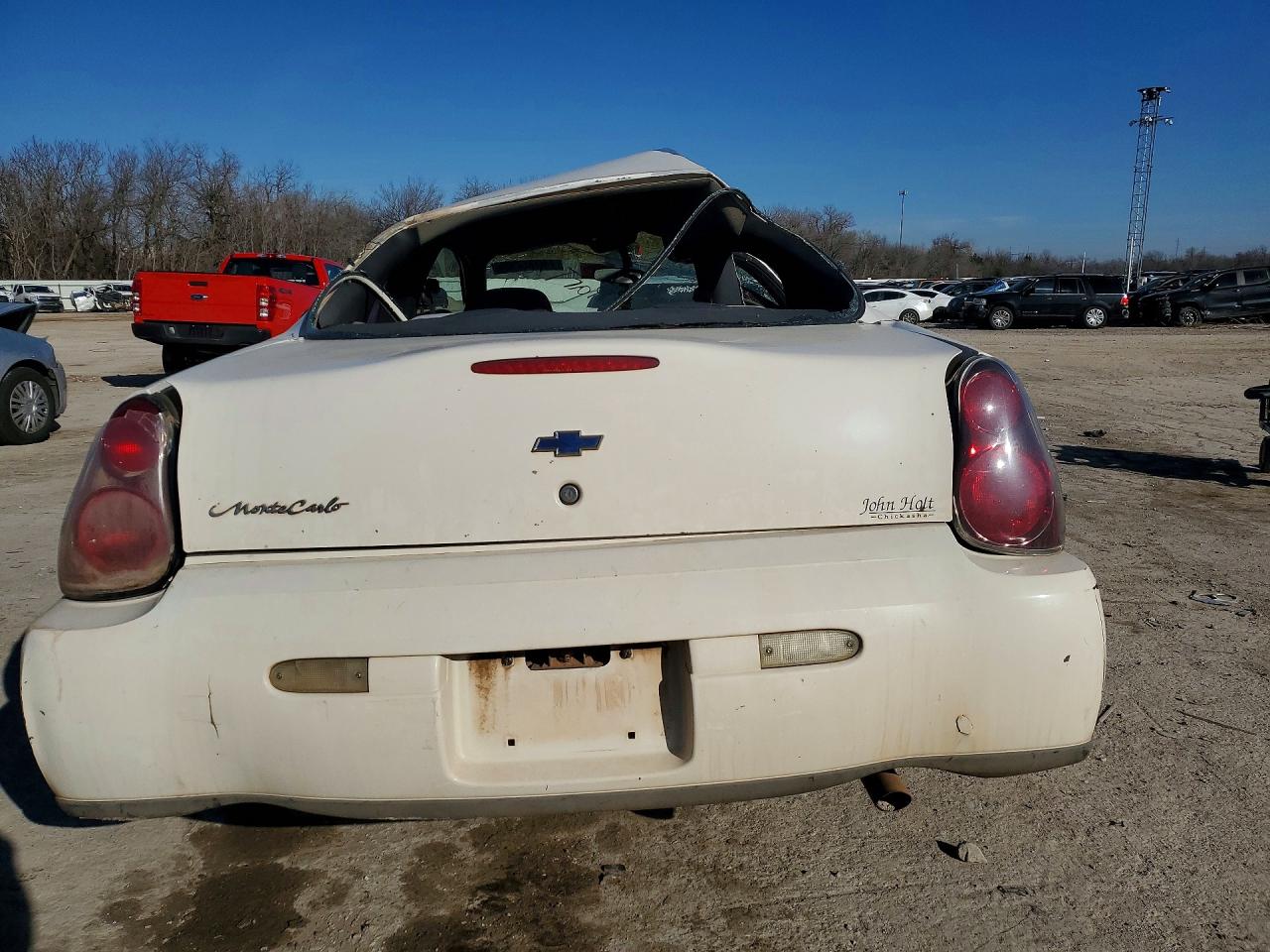 2002 Chevrolet Monte Carlo Ls White vin: 2G1WW12E629381863