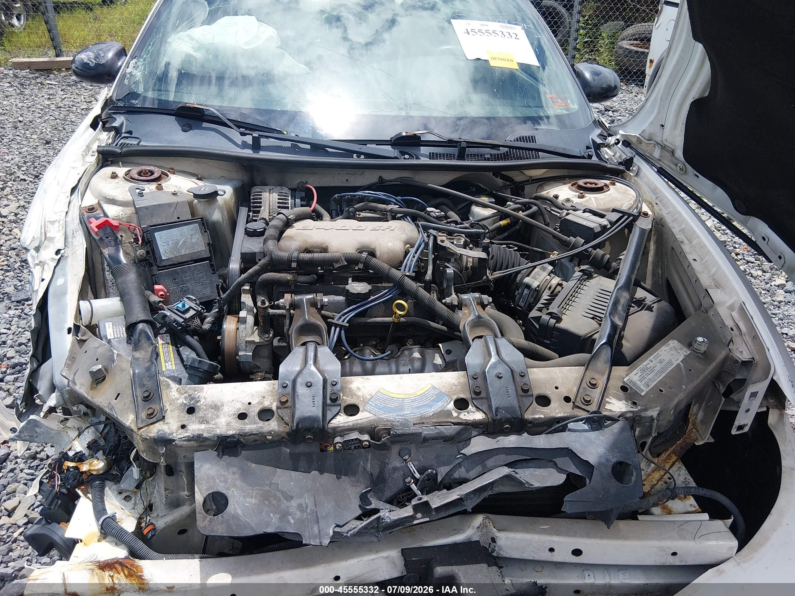 2004 Chevrolet Monte Carlo Ls Белый vin: 2G1WW12E649210503