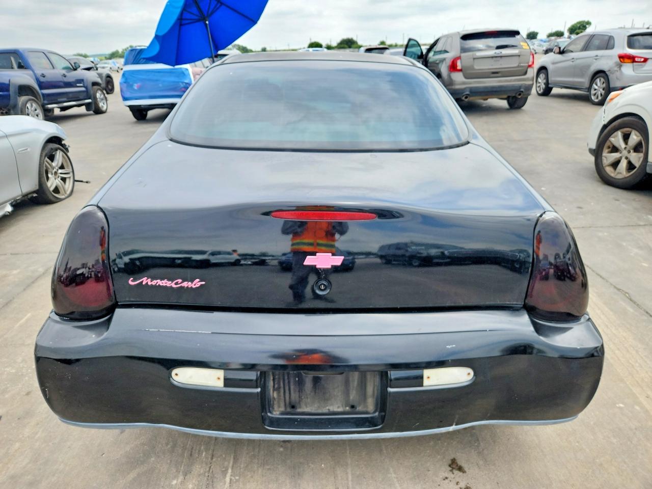 2000 Chevrolet Monte Carlo Ls Black vin: 2G1WW12E6Y9277267