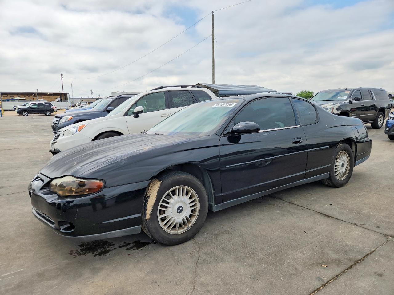 2000 Chevrolet Monte Carlo Ls Black vin: 2G1WW12E6Y9277267