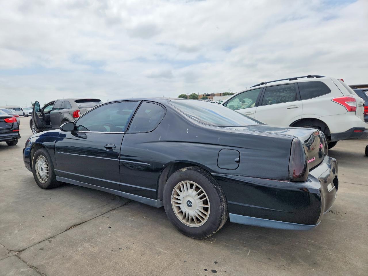 2000 Chevrolet Monte Carlo Ls Black vin: 2G1WW12E6Y9277267