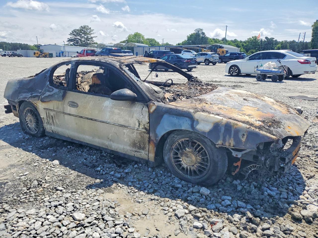 2001 Chevrolet Monte Carlo Ls Пожар vin: 2G1WW12E719340544