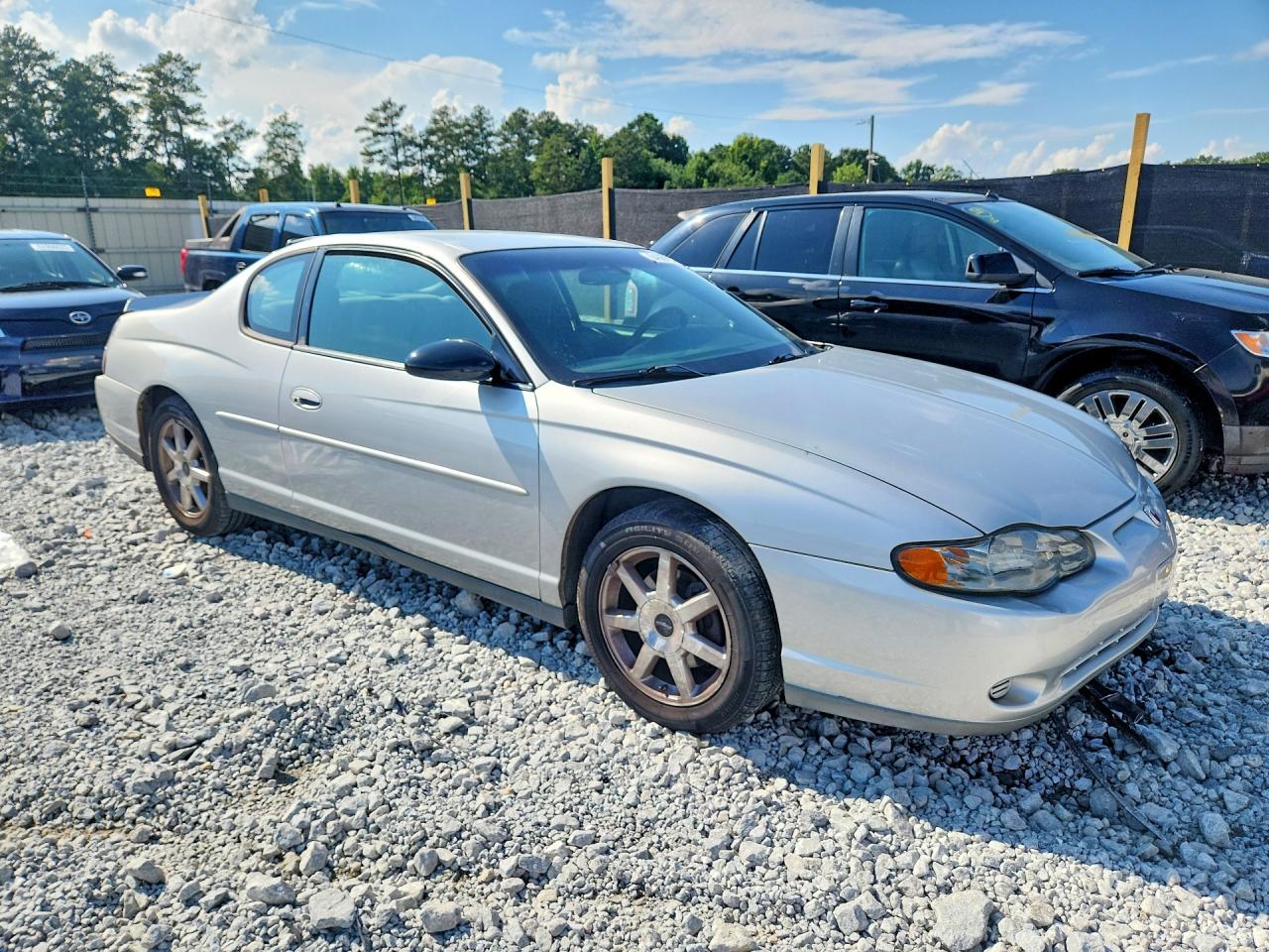 2002 Chevrolet Monte Carlo Ls Silver vin: 2G1WW12E729359645