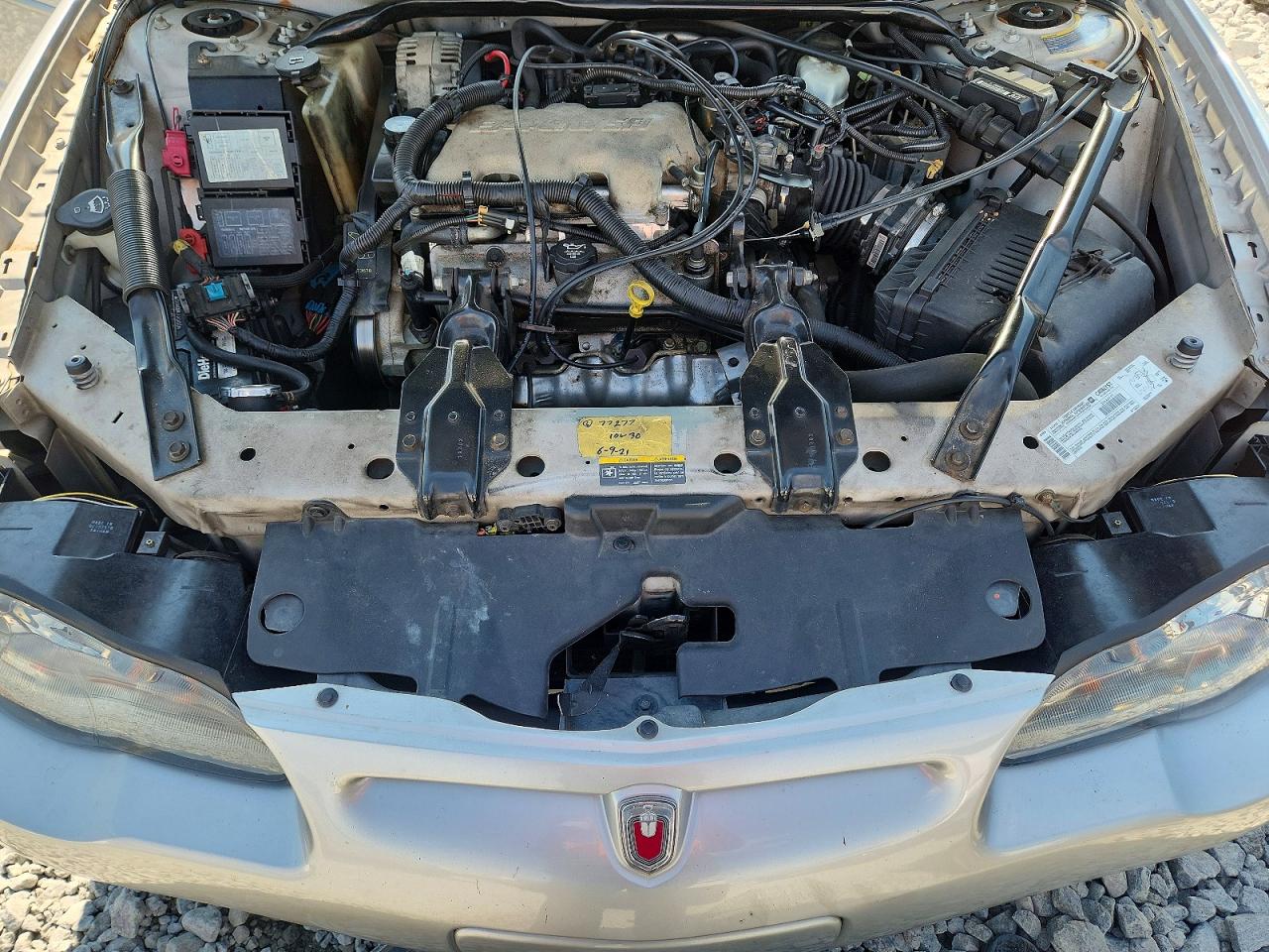 2002 Chevrolet Monte Carlo Ls Silver vin: 2G1WW12E729359645