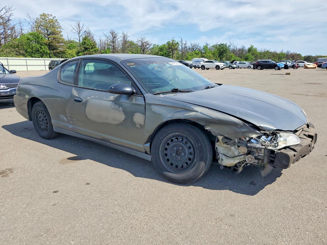 2005 Chevrolet Monte Carlo Ls Gray vin: 2G1WW12E759213329