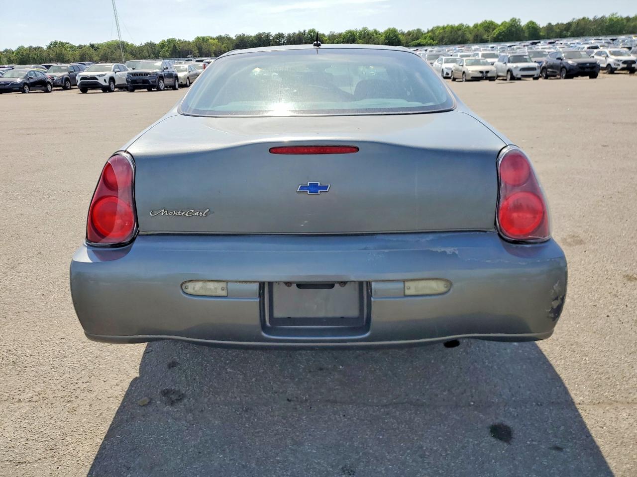 2005 Chevrolet Monte Carlo Ls Gray vin: 2G1WW12E759213329