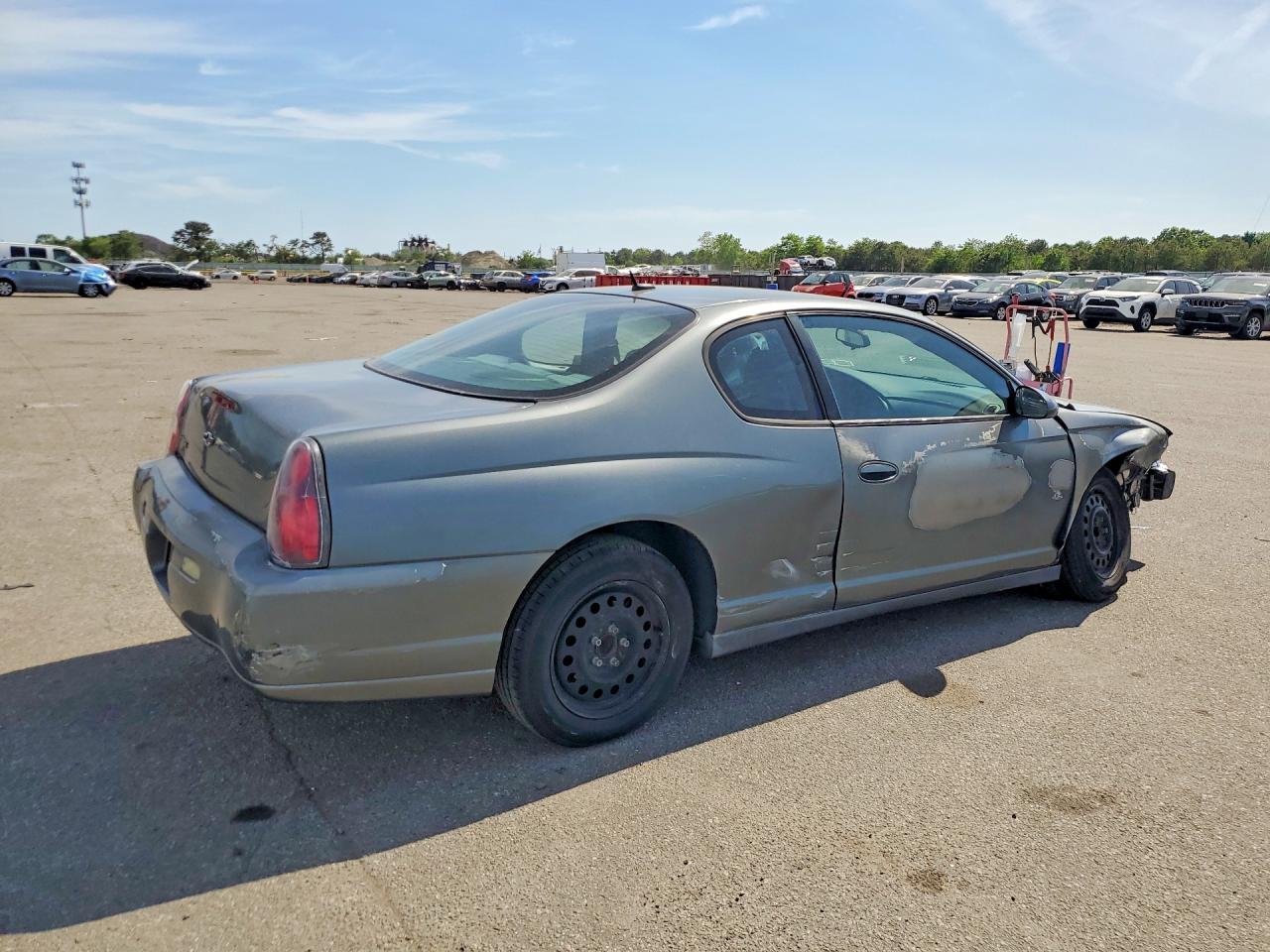 2005 Chevrolet Monte Carlo Ls Gray vin: 2G1WW12E759213329