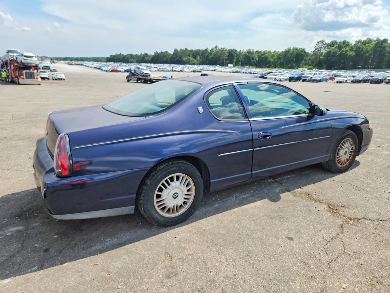 2000 Chevrolet Monte Carlo Ls Blue vin: 2G1WW12E7Y9228725