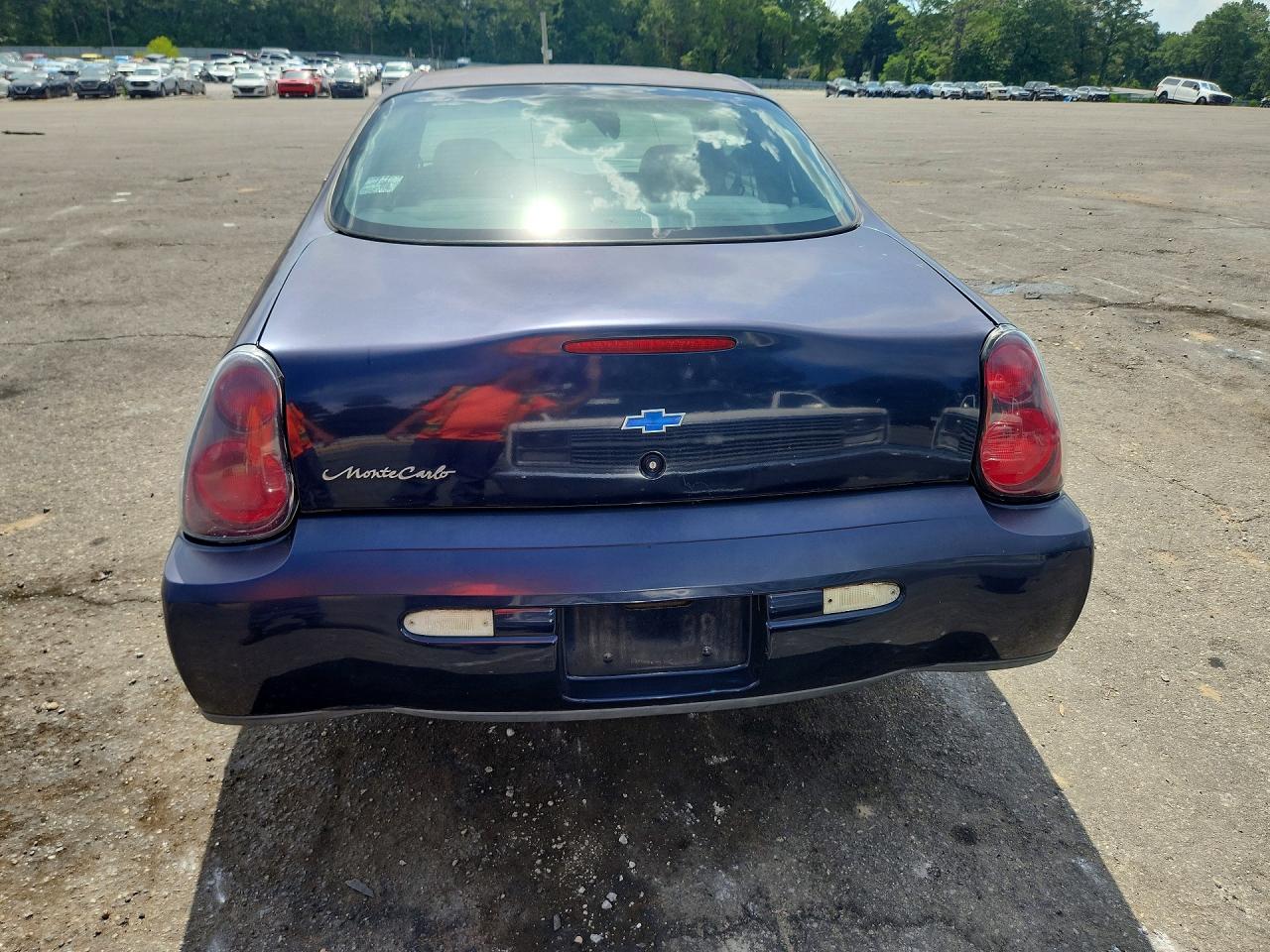 2000 Chevrolet Monte Carlo Ls Blue vin: 2G1WW12E7Y9228725