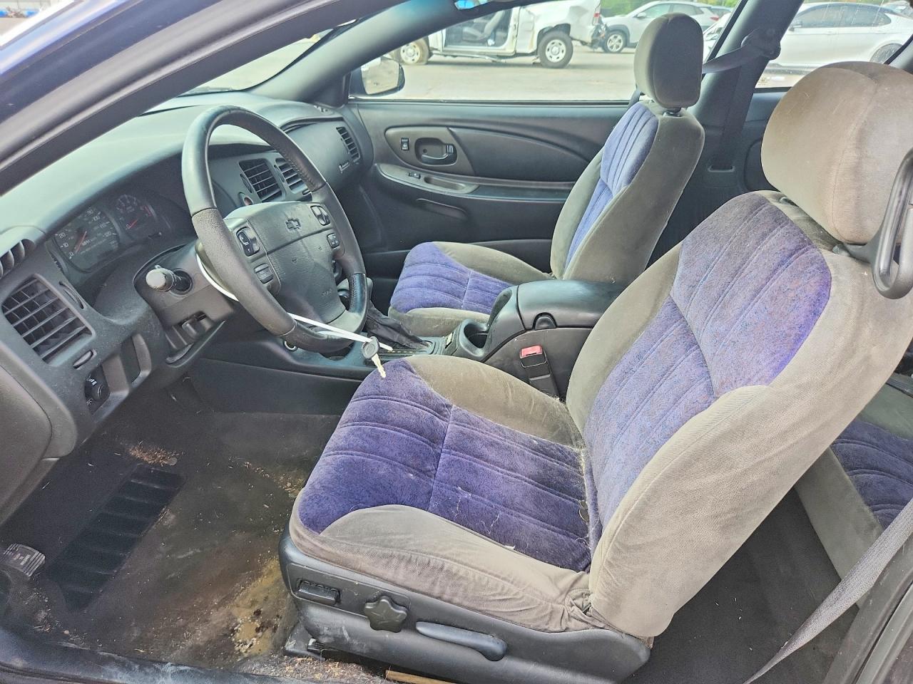 2000 Chevrolet Monte Carlo Ls Blue vin: 2G1WW12E7Y9228725