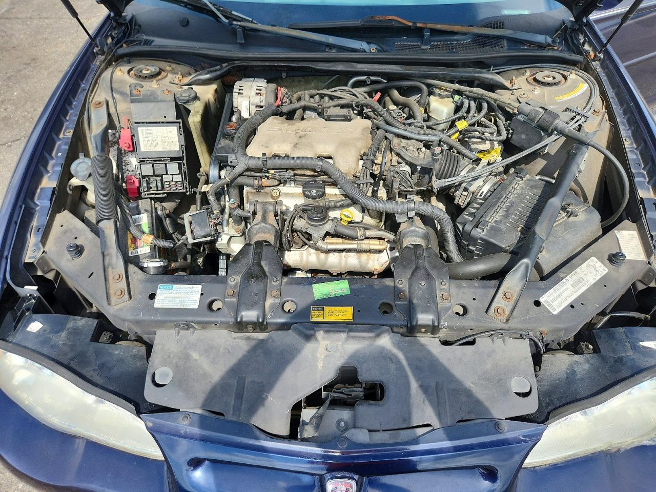 2000 Chevrolet Monte Carlo Ls Blue vin: 2G1WW12E7Y9228725