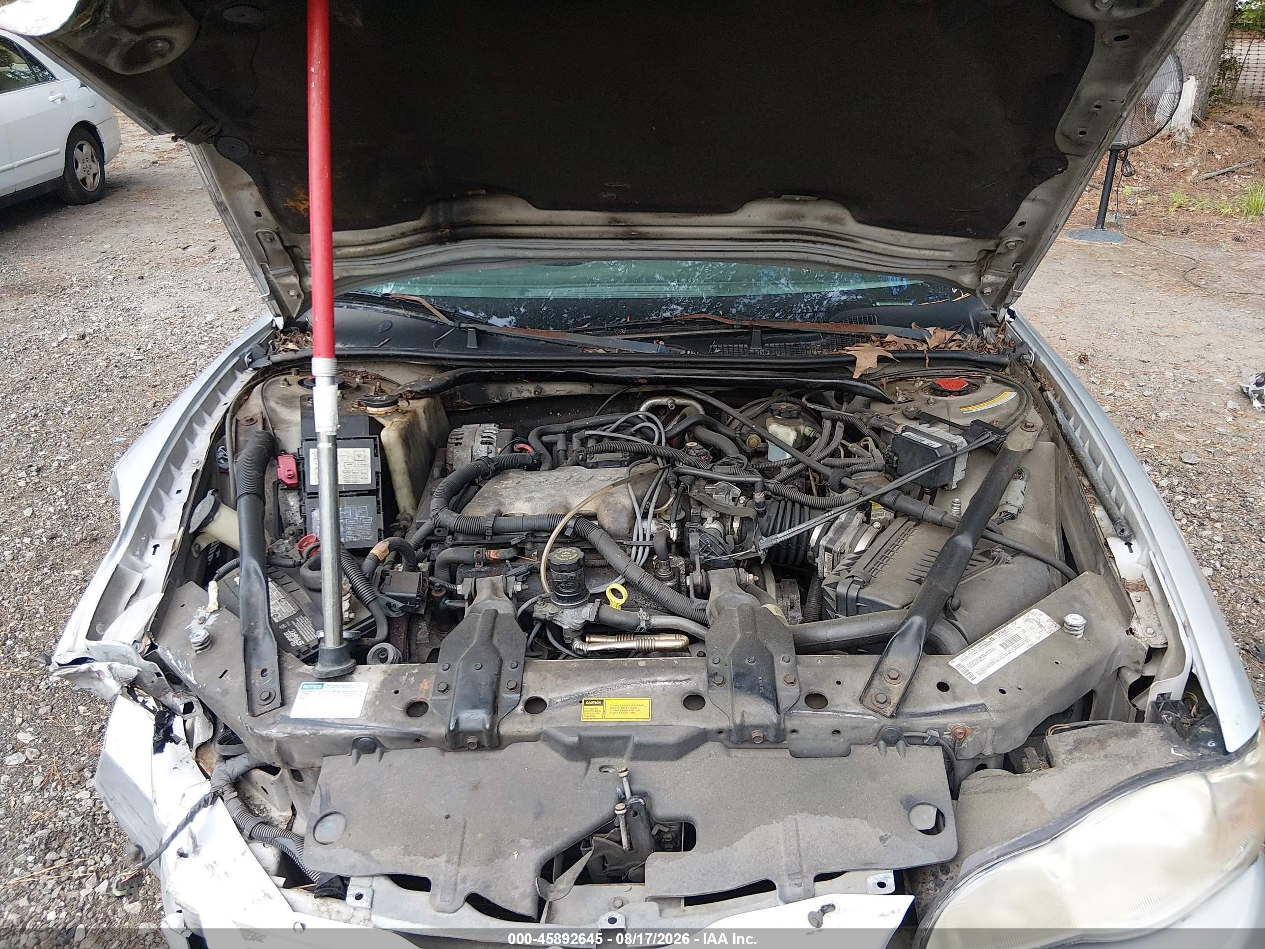2000 Chevrolet Monte Carlo Ls Silver vin: 2G1WW12E8Y9256615