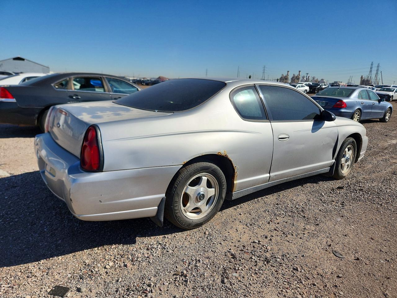 2005 Chevrolet Monte Carlo Ls Gray vin: 2G1WW12E959179975