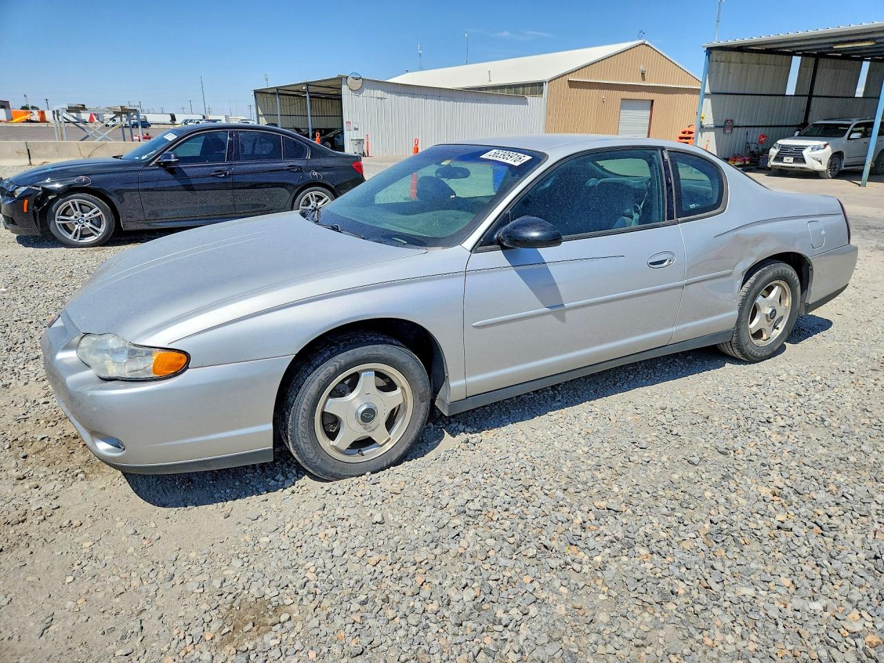 2003 Chevrolet Monte Carlo Ls Серебряный vin: 2G1WW12EX39114033