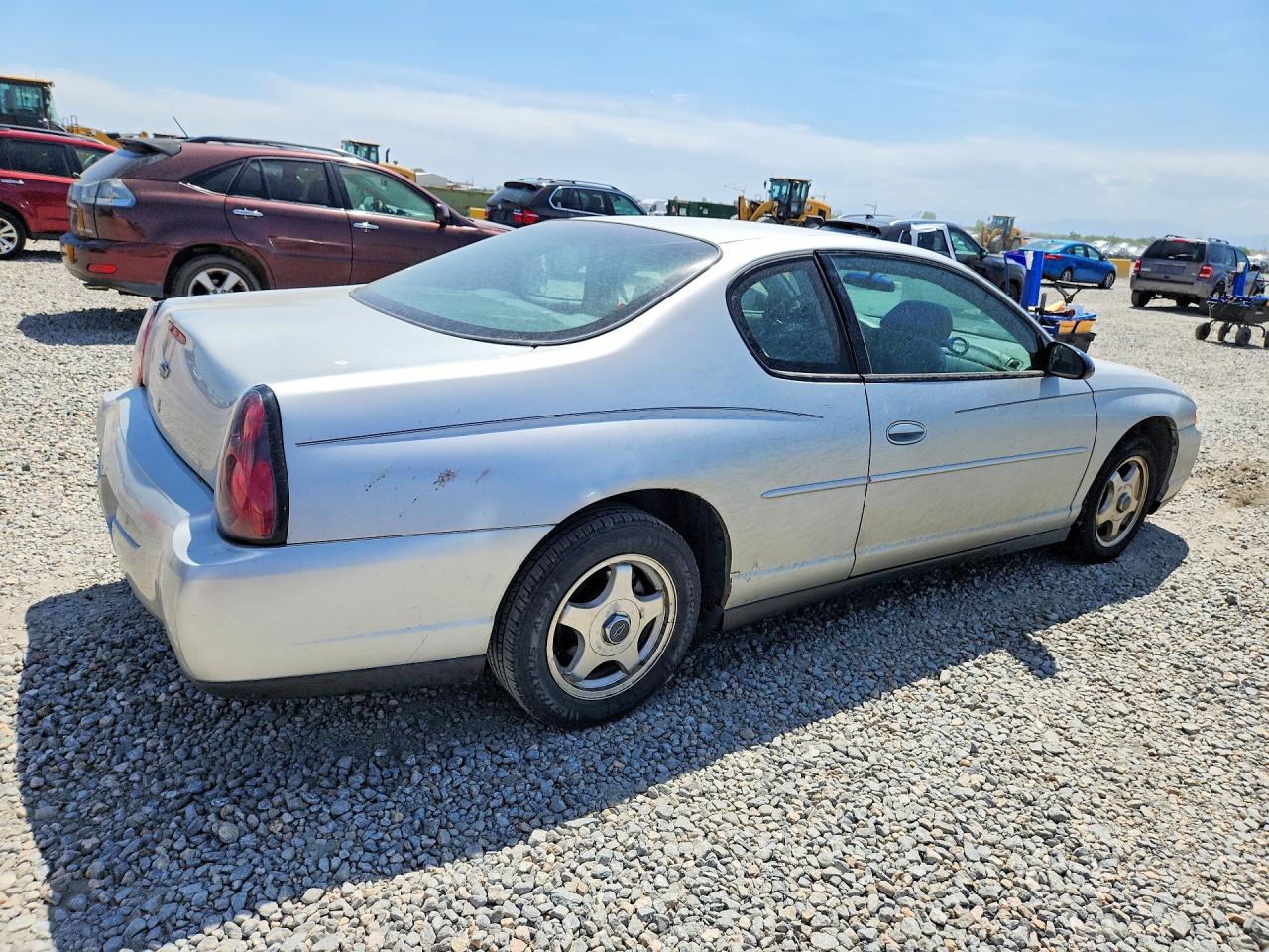 2003 Chevrolet Monte Carlo Ls Серебряный vin: 2G1WW12EX39114033