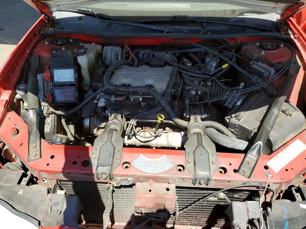 2004 Chevrolet Monte Carlo Ls Red vin: 2G1WW12EX49189154