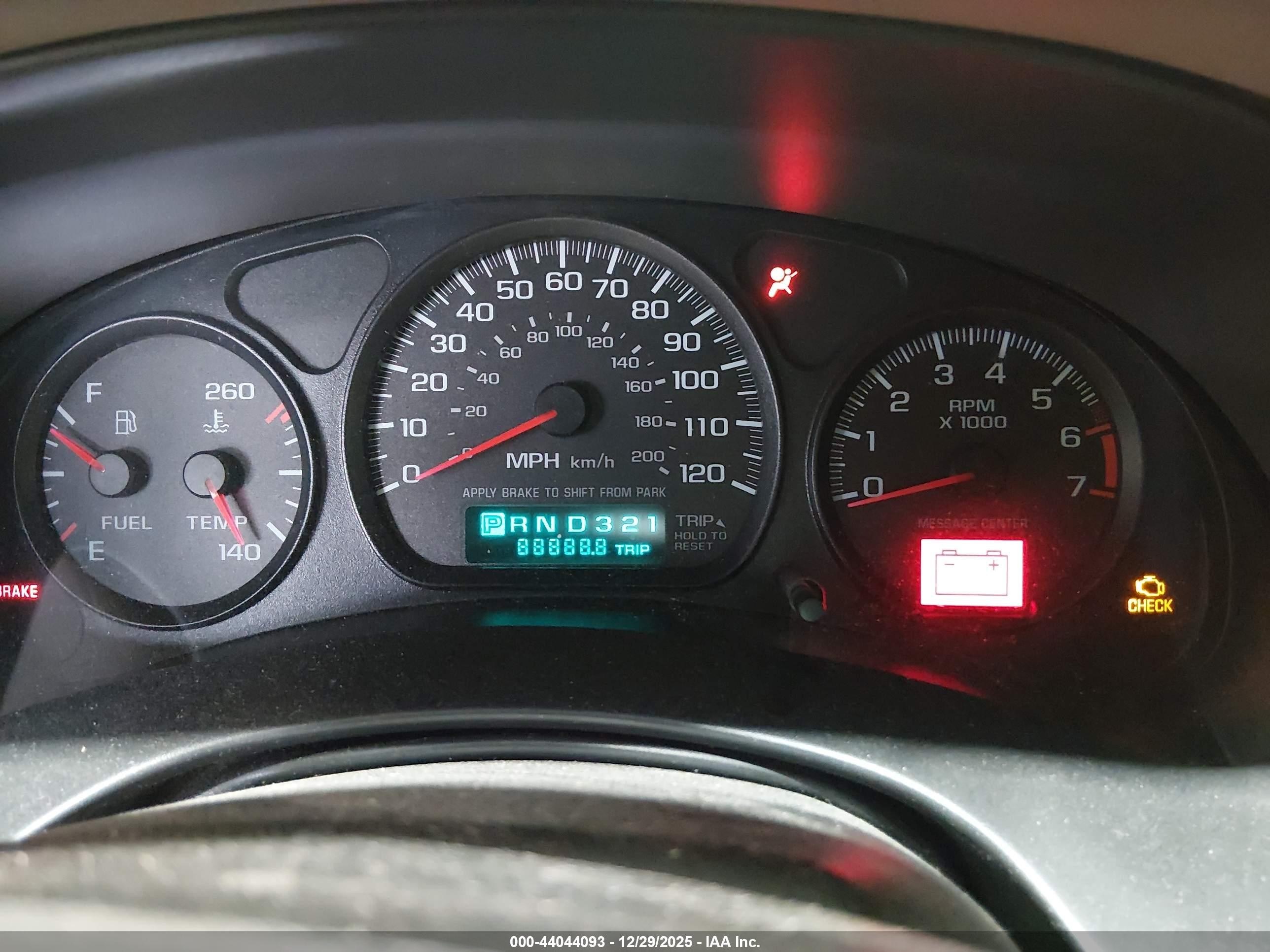2005 Chevrolet Monte Carlo Ls Red vin: 2G1WW12EX59255557