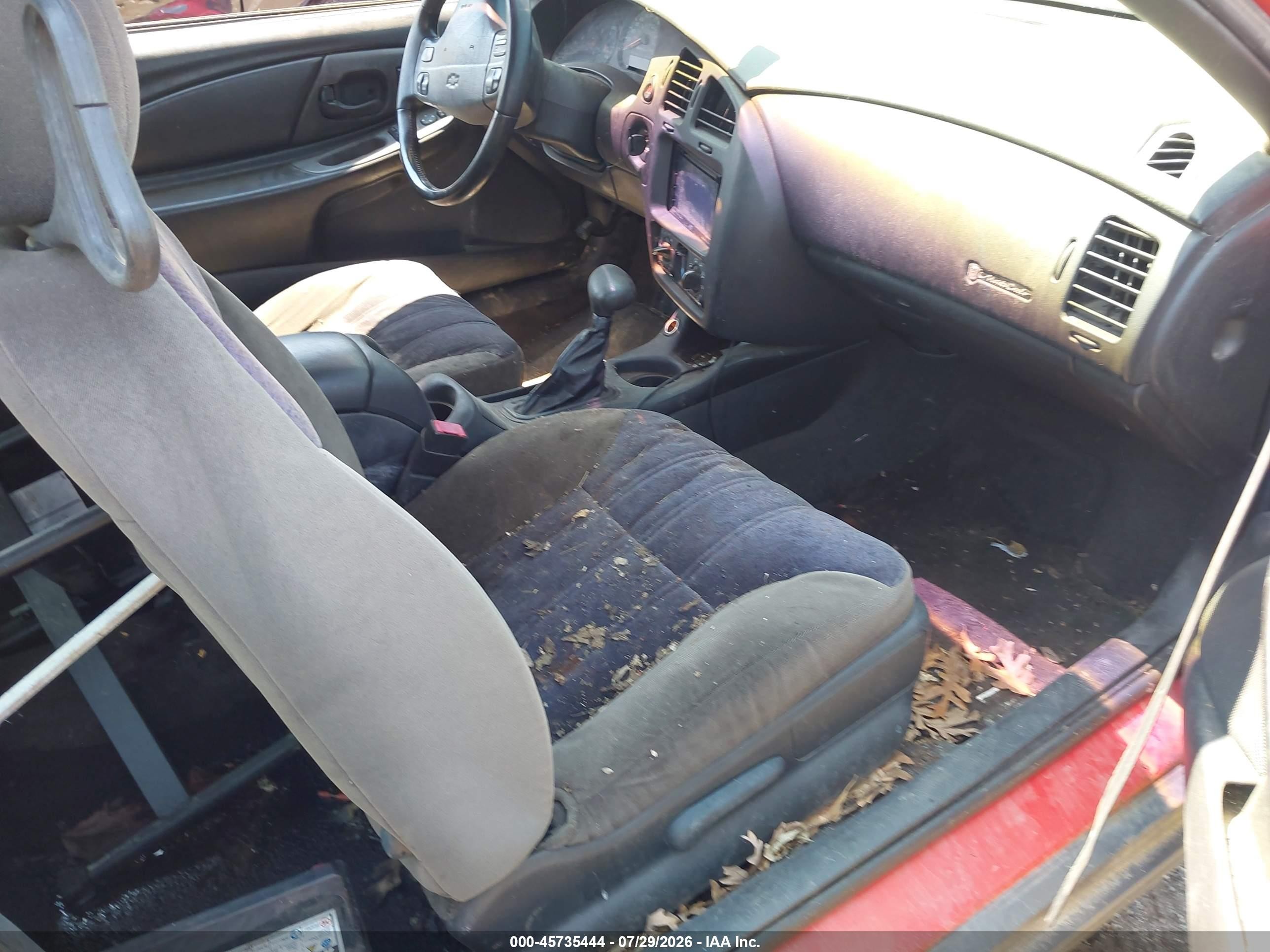 2000 Chevrolet Monte Carlo Ls Red vin: 2G1WW12EXY9211322
