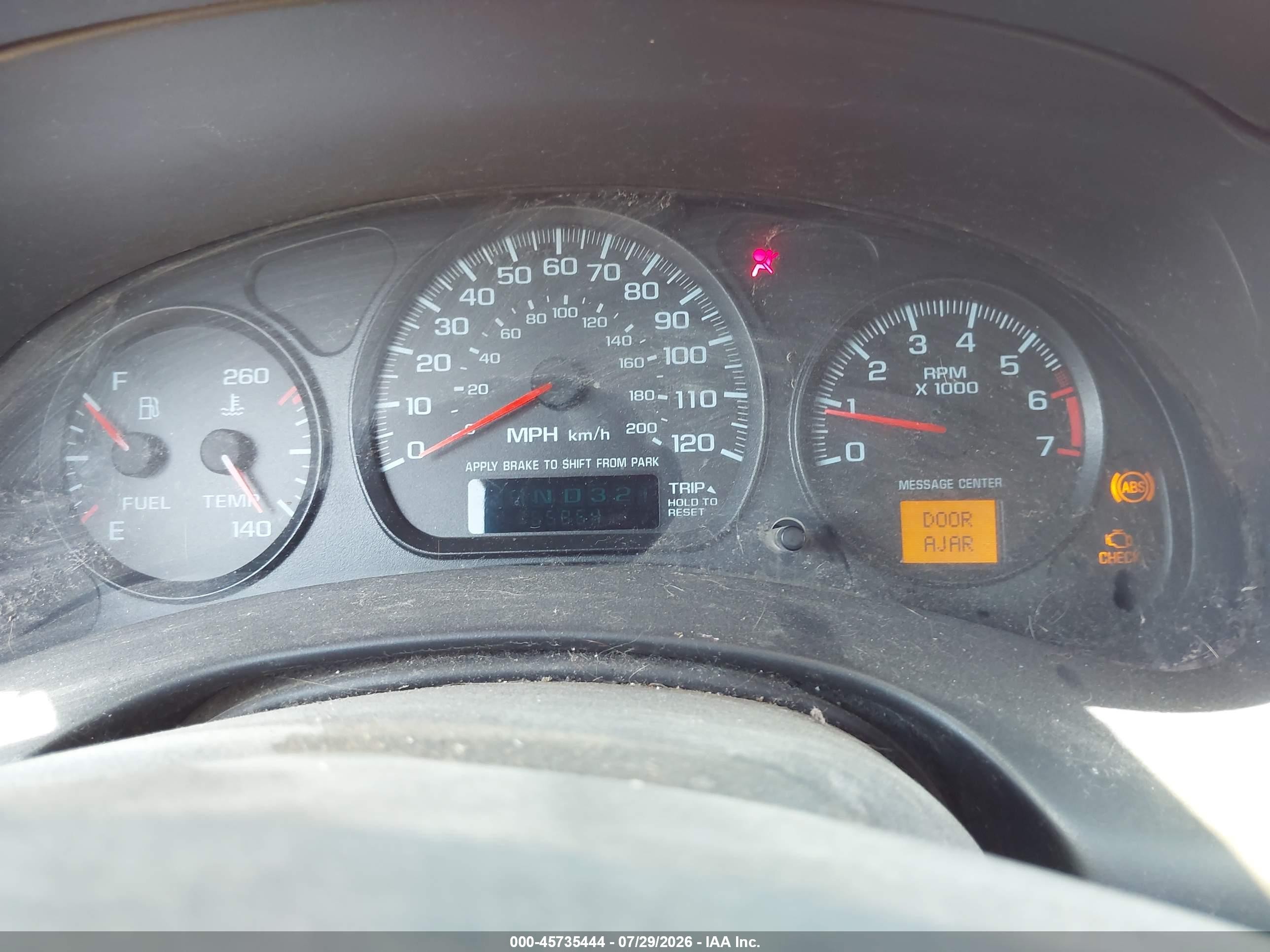 2000 Chevrolet Monte Carlo Ls Red vin: 2G1WW12EXY9211322
